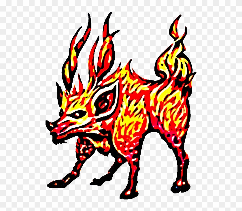 Firehyenacartoonfinal - Illustration #881532