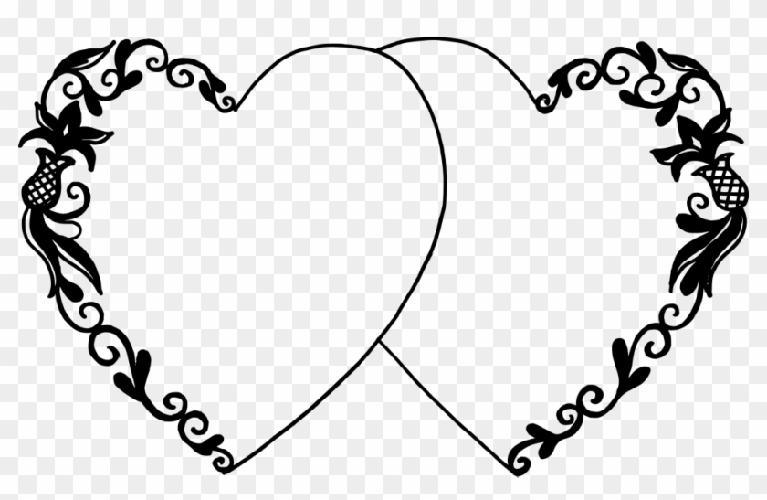 2851 × 1723 Px - Heart Png Frame #881825