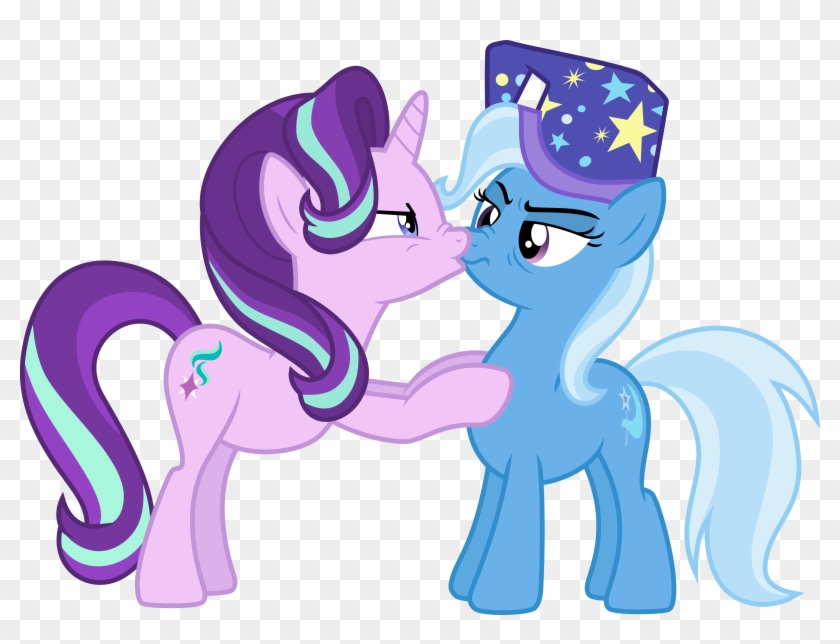 Trixxlight Angry Kiss By Jeatz-axl - Trixie Lulamoon And Starlight Glimmer #882734