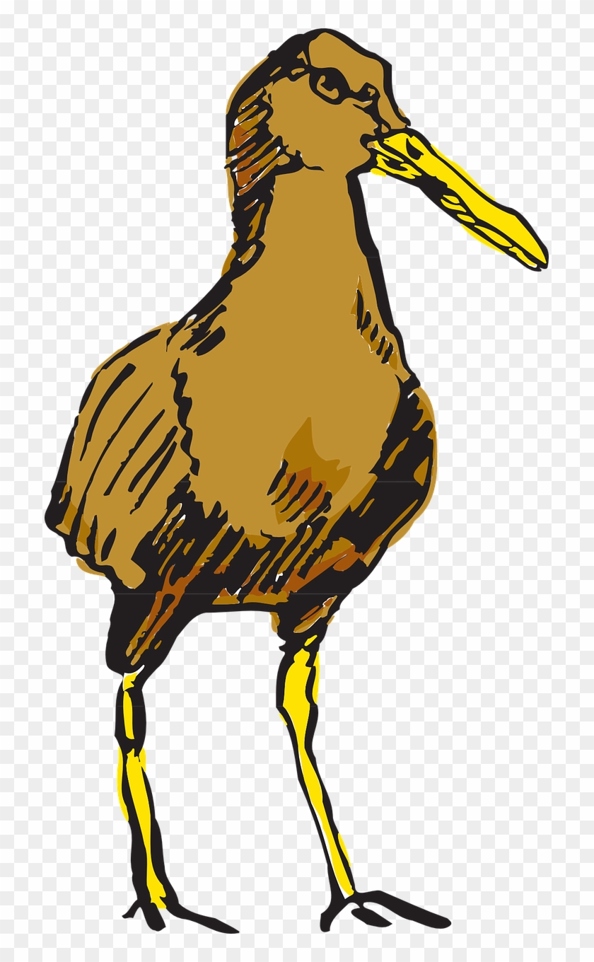 Brown Bird Wings Standing Png Image - Bird #882864