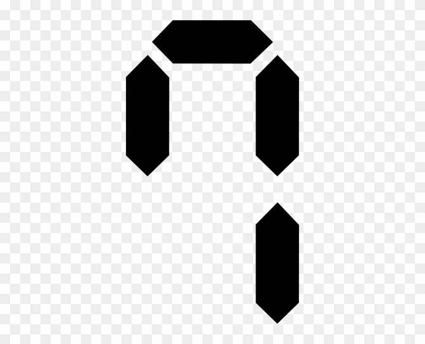 Digital Number Vector Png #882942