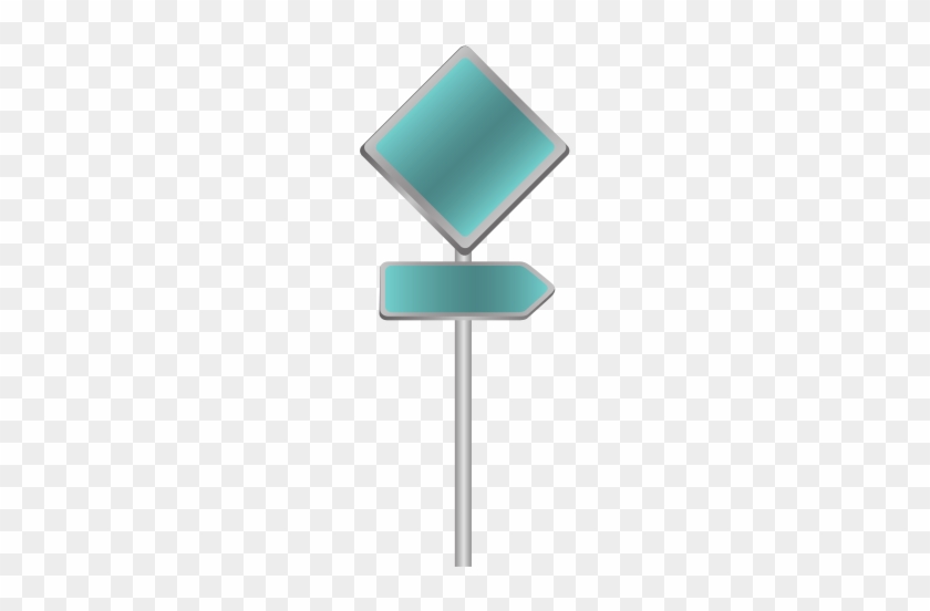Blue Diamond Sign - Traffic Sign #883149