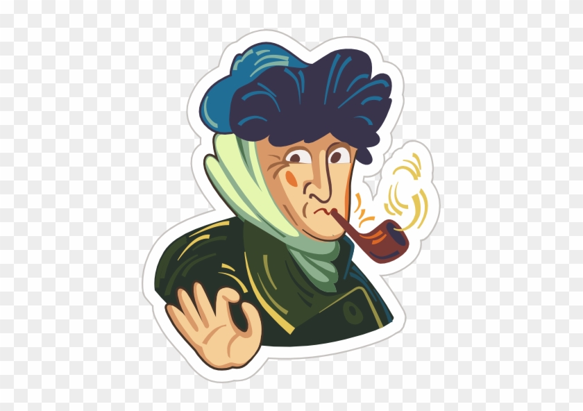 Now You Can Find Arthive Stickers In Telegram Â€“ Ð - Van Gogh Clip Art #883225