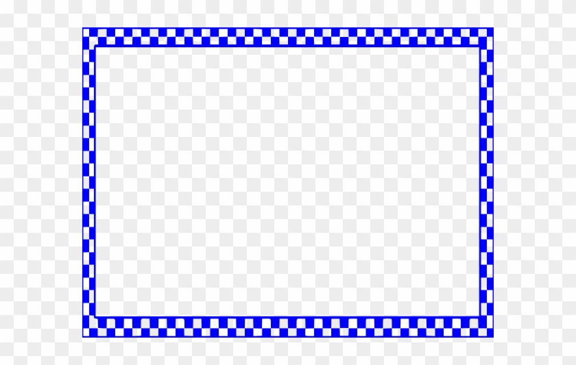 Checkerboard Border Clip Art - Red And White Border Png #883357