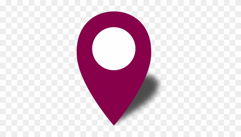 Location Map Pin Purple6 - Circle #883363
