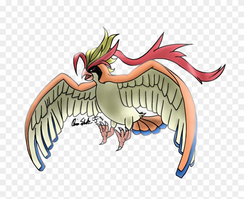 Mega Pidgeot - Cartoon #883643