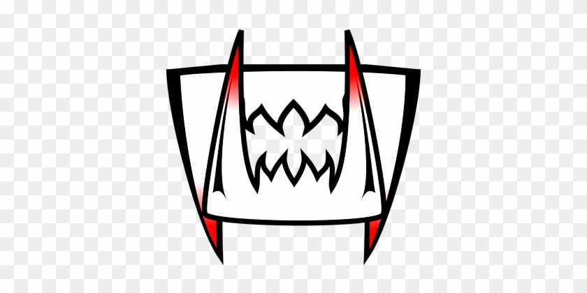 Jaws, Mouth, Shark, Teeth, Vampire - Vampire Teeth Clipart #883952
