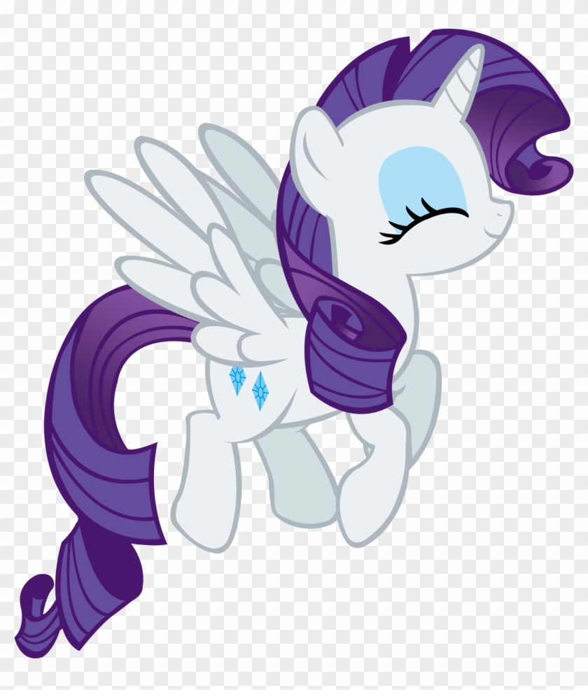 Rarity As A Pegasus - Rarity As A Alicorn #884330