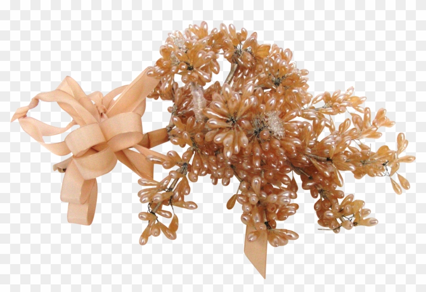 Delicious Vintage Champagne All Wax Wedding Bouquet - Artificial Flower #884398