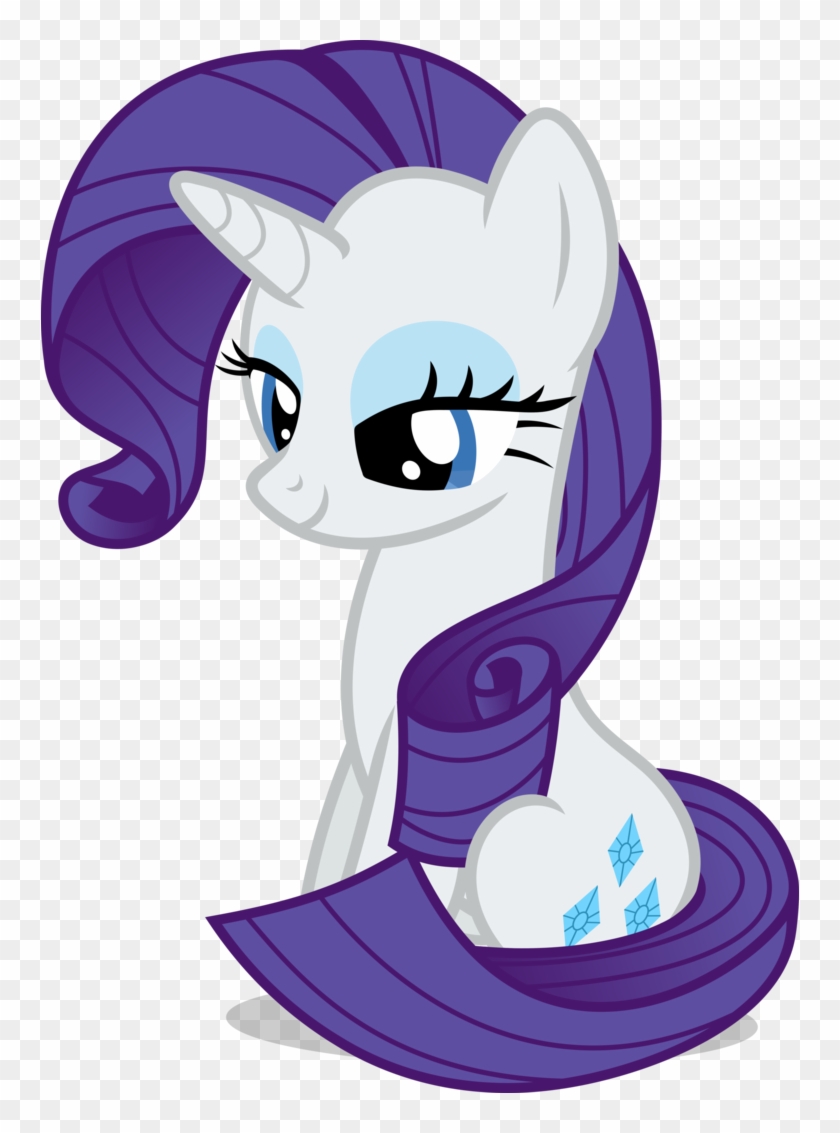Mlp Fim Rarity Vector By Luckreza8 - My Little Pony Rarity Sitting #884472