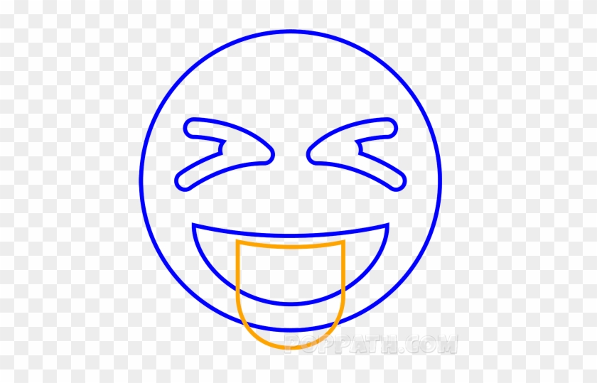 Image For How To Draw A Tongue Out Emoji Pop Path - Smiley #884497