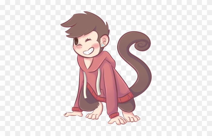 Monkey [pastel Chibi] By Kliniki - Cartoon #885180