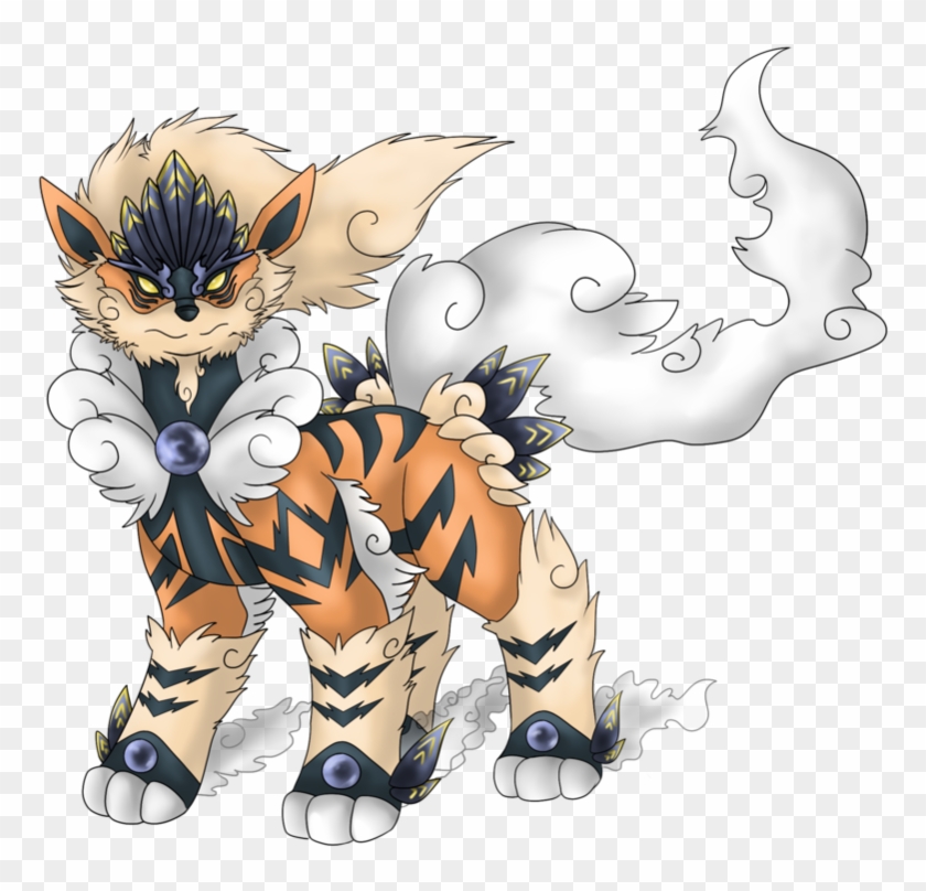 Arcanine Evolution Fakomon By Aerisarturio - Mega Arcanin #885669