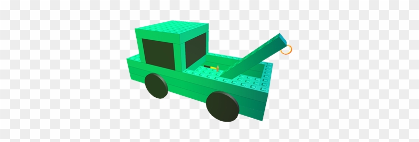 Fake Tow Truck - Wooden Block #885957