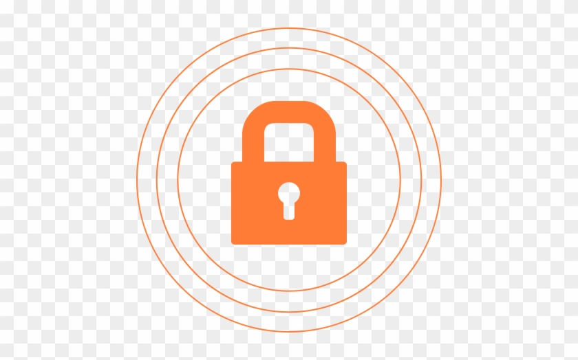 Managed Security Services Icon - Circle #886097