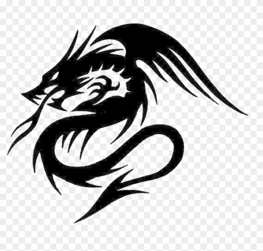 Tattoo Clipart Man Png - Dragon Tribal Tattoo Designs #886260