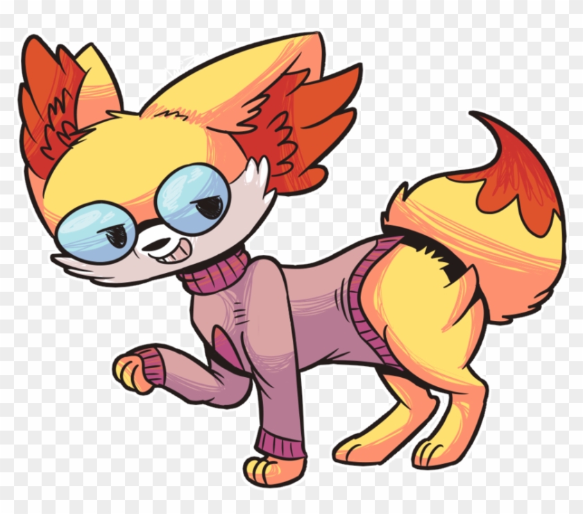Legit Fennekin By An Evil Wizard - Cartoon #887492