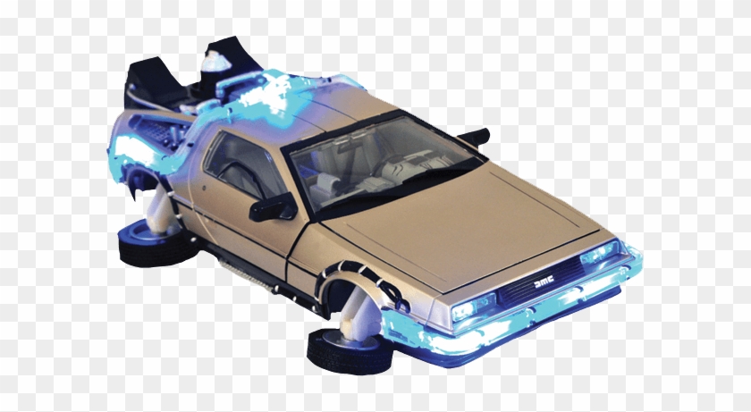 Flying Delorean Back To The Future - Diamond Select Back To The Future Ii Delorean Time #887596