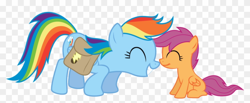 Rainbow Dash And Scootaloo By Rolin11 - Rainbow Dash #887869