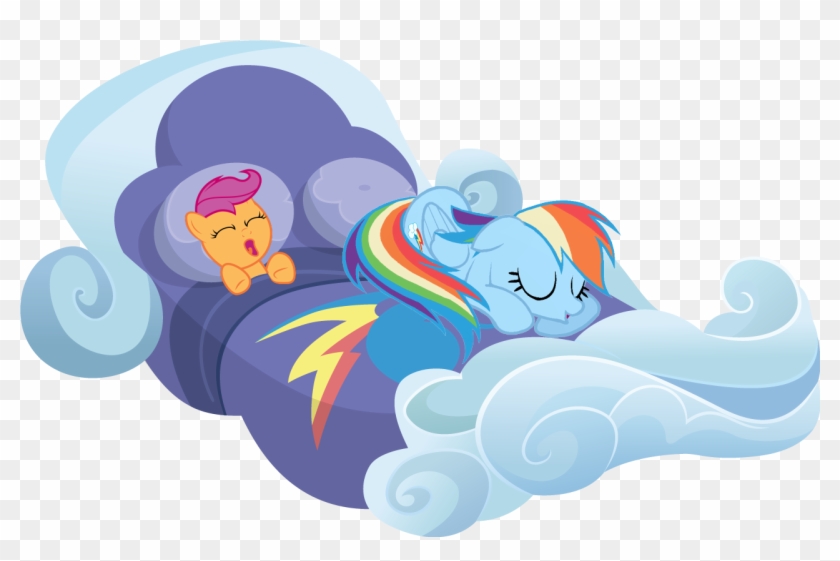 Rainbow Dash S Bed By Cptofthefriendshi - Illustration #887977
