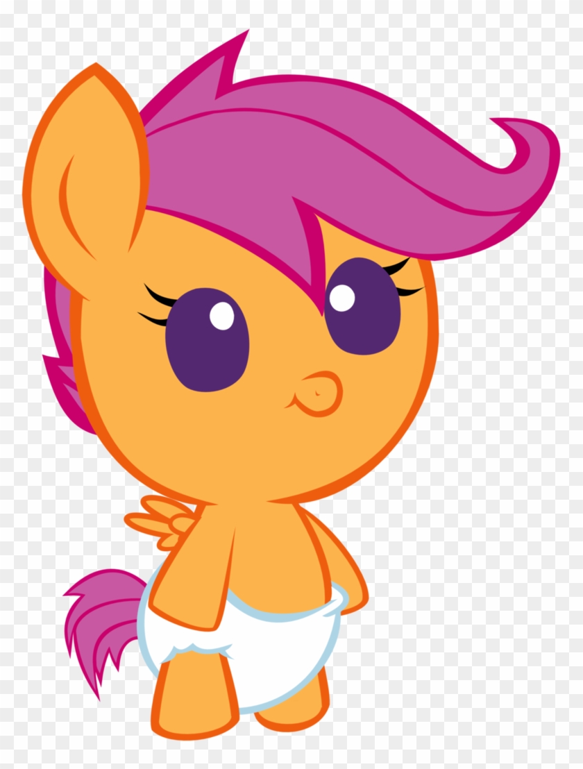 Cute Scootaloo Foal 3 By Megarainbowdash2000 - Mlp Rainbow Dash 4th July #888053