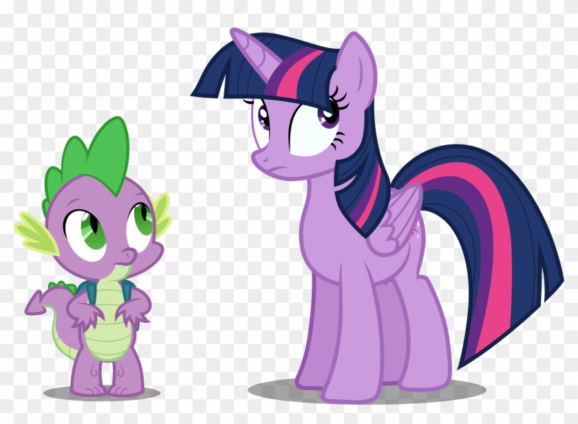 Twilight Sparkle And Spike By Tralomine - Little Pony Friendship Is Magic #888140