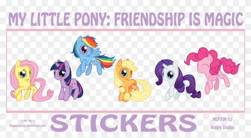 By Standinglast Mlp Sticker Set By Standinglast - Cintre Enfant #888278