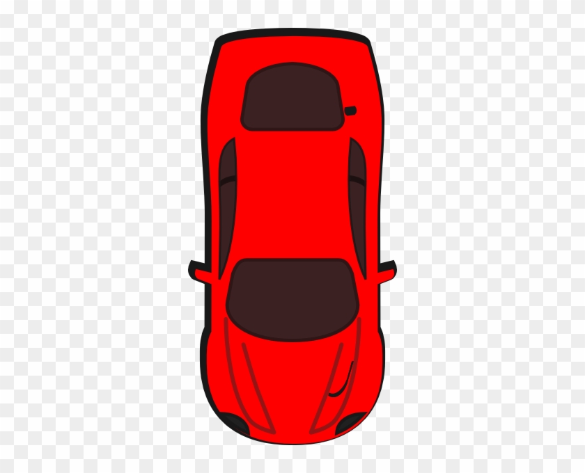 Clipart Racing Stripes Car Top View - Birds Eye View Car #888767