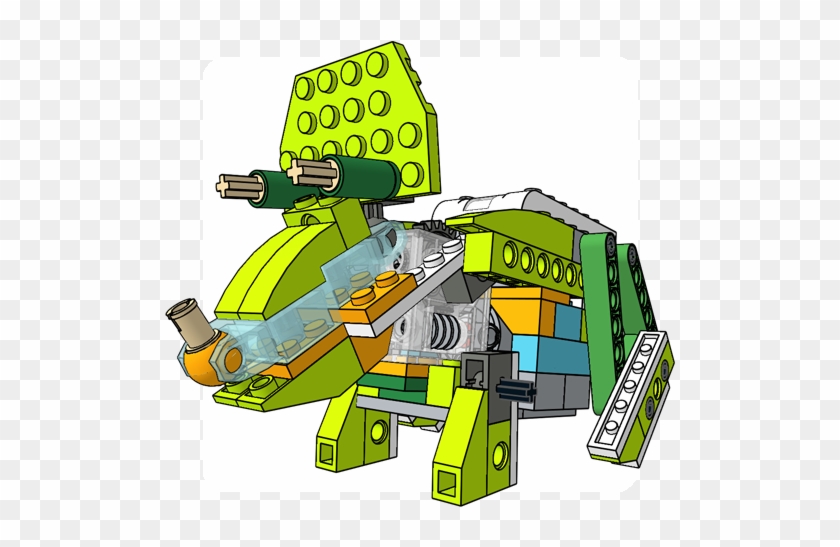 Triceratops Unofficial Building Instruction For Lego - Lego Wedo 2.0 Projects #888835