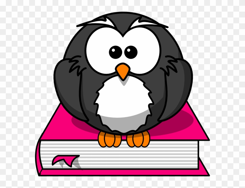 Owl Book Clipart - Owl On Books Clipart #890050