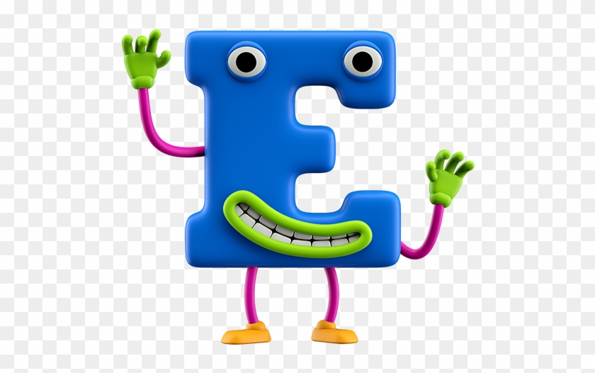 Cute Fonts And Clipart - Character Letter E #890217