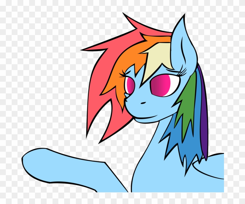 More Like Blind Rainbow Dash Vector By Brinkyskullwolf - Vector Graphics #890331