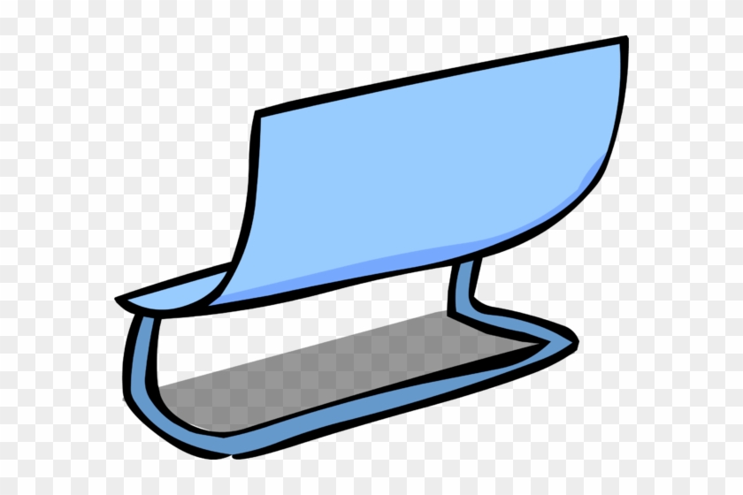 Blue Bench Sprite 003 - Blue Bench Sprite 003 #890435