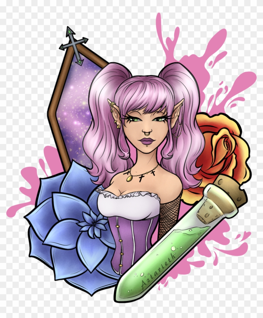 Pastel Goth Girl Tattoo Theme By Aztarieth - Tattoo #890674