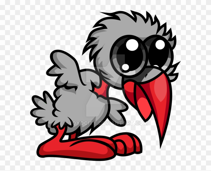Grey Bird Chibi By Yoyocity - Grey Bird Chibi By Yoyocity #891016