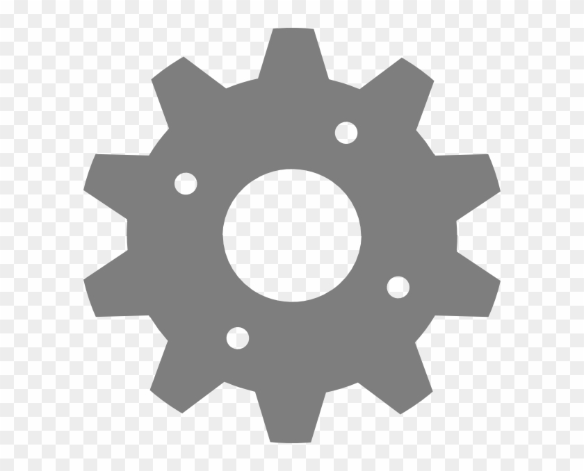 This Free Clip Arts Design Of Gear Grey - Difference Between Cog And Gear #891456