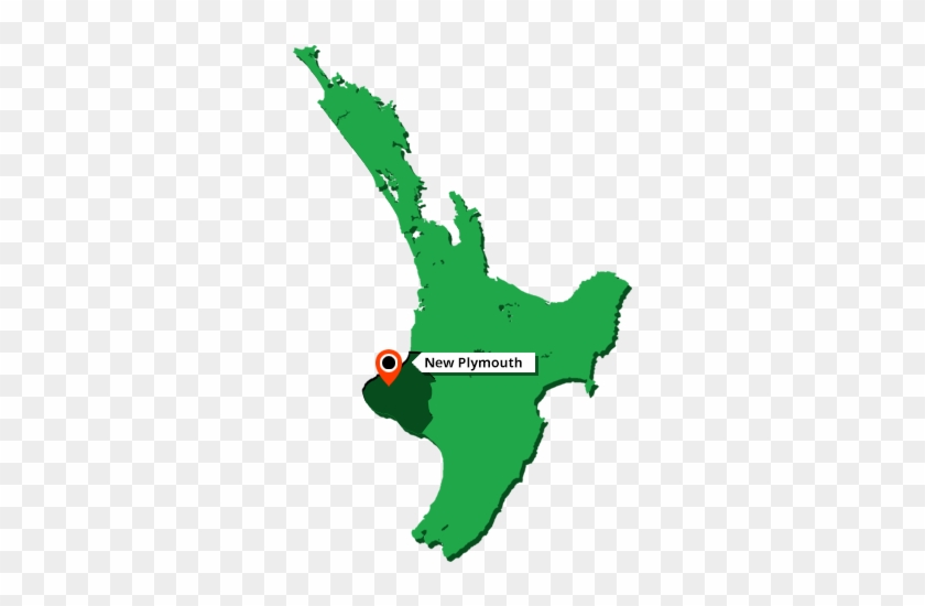New Plymouth - Map Of New Zealand #891617