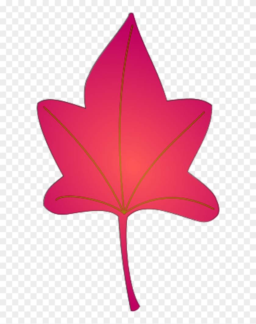 Yellow Brown Autumn Leaf - Clip Art #891832