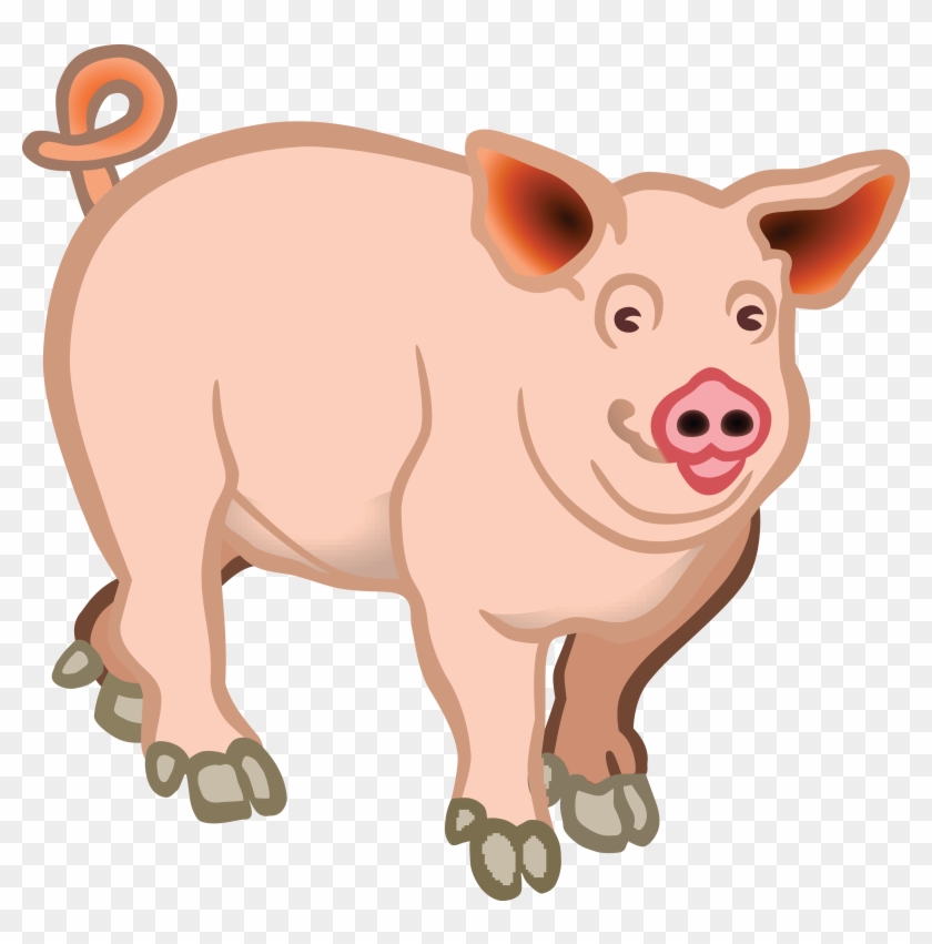 1498 Free Clipart Of A Pig - Pig Png Clipart #892114