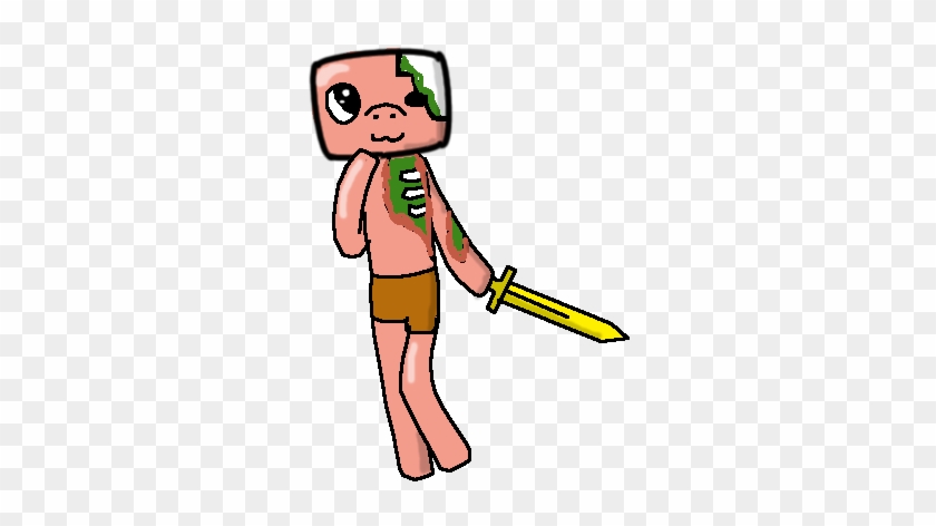 Chibi Zombie Pigman By Pickleplayer On Deviantart Rh - Art #892175