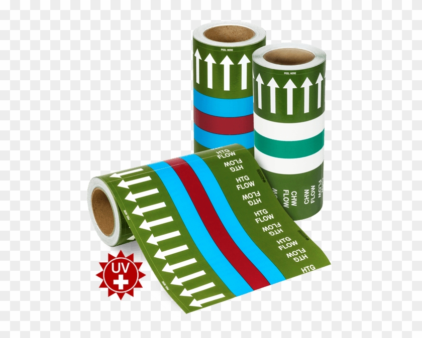 British Standard Pipe Identification Tape Pipemark - Pipework Identification Labels #892227
