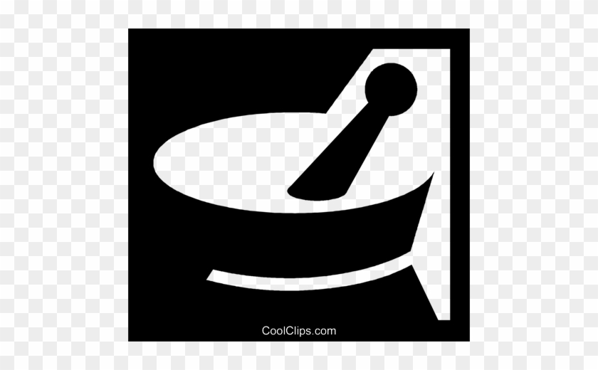 Mortar And Pestle Royalty Free Vector Clip Art Illustration - Mortar And Pestle Royalty Free Vector Clip Art Illustration #892623
