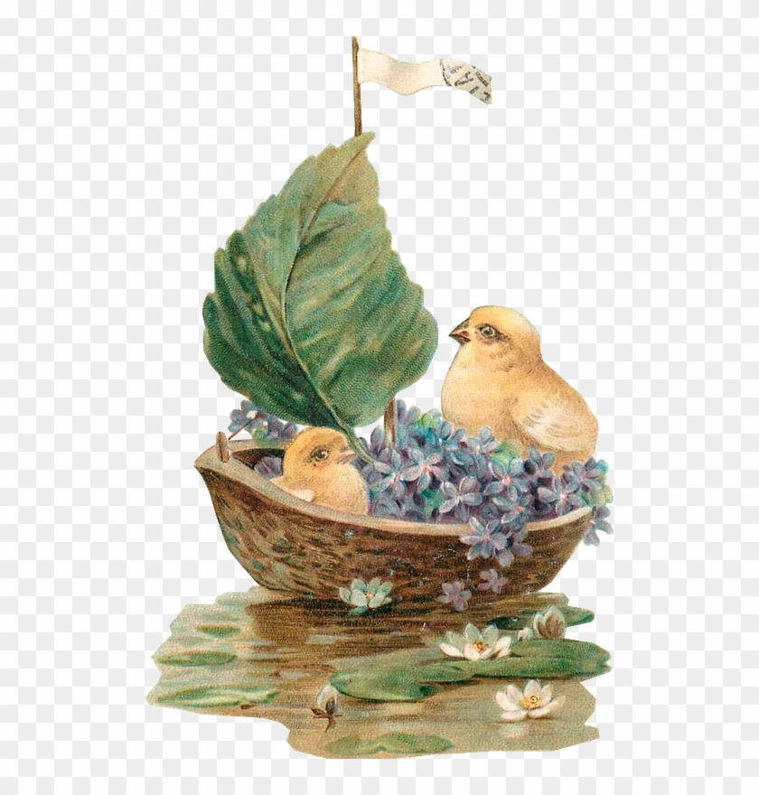 Http - //1 - Bp - Blogspot - Com/-iqfkzutp5lq/t4f2 - Paper Moon Media Victorian Easter Chicks And Eggs Collage #892921