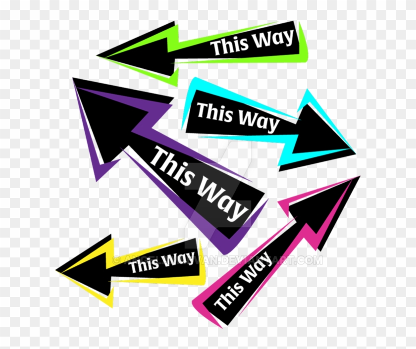 This Way Alice Wonderland Png By Angelamlevan - Graphic Design #892955