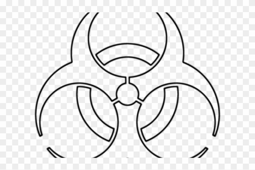 Biohazard Symbol Clipart Official - Simbolo De Riesgo Biologico #893109