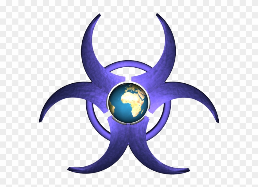 Animated Biohazard Exploding Planet - Biohazard Symbol #893178