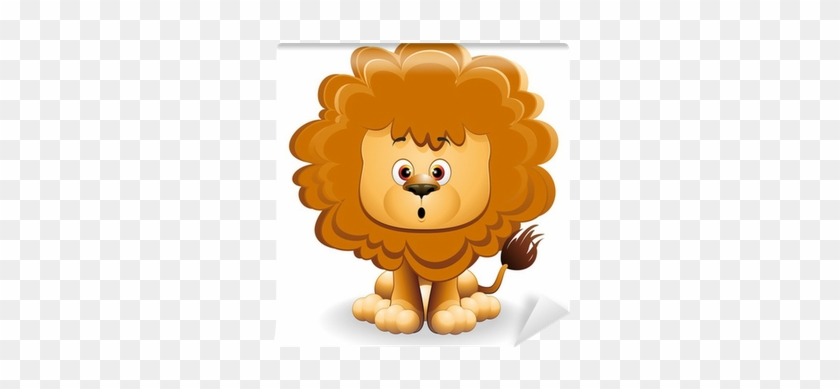 Leone Cucciolo Karikatür Sevimli Bebek Lion-vektör - Cute Baby Lion Cartoon #893222