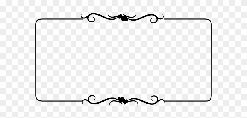 Hindu Wedding Clipart Black And White - Page Border Landscape Black And White #894262