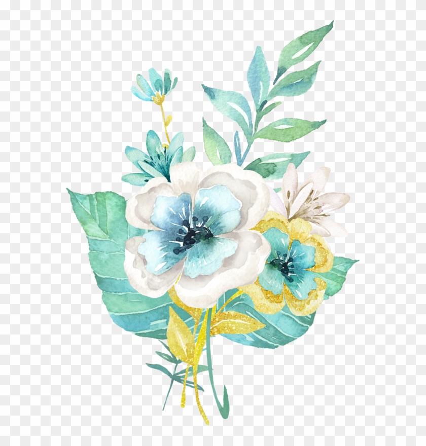 Pin By Ana Lucia Caceres Tejada On Fondos - Pastel Watercolor Flowers #894525