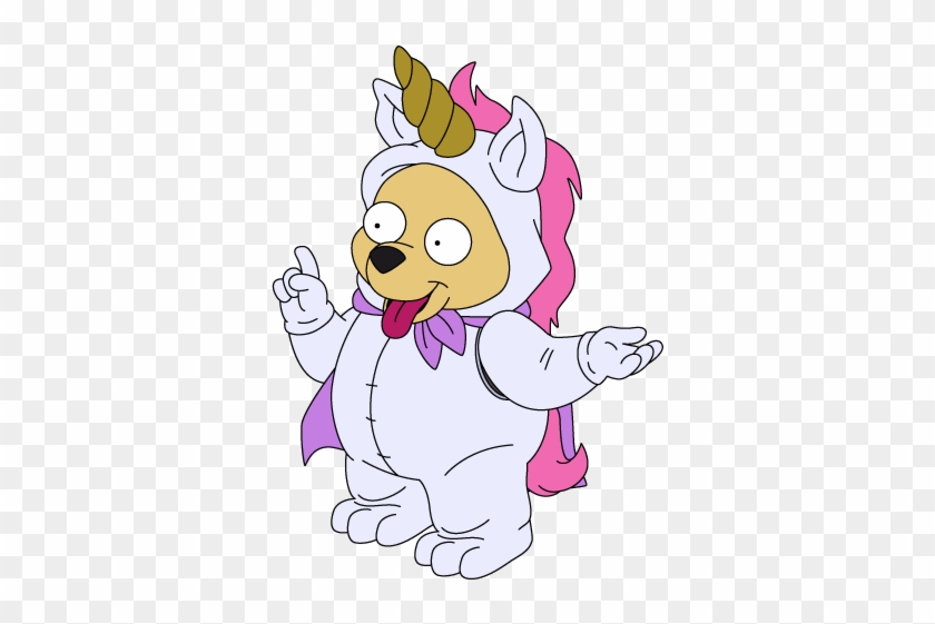 Quahog Unicorn Dog Mascot - Cartoon #895024